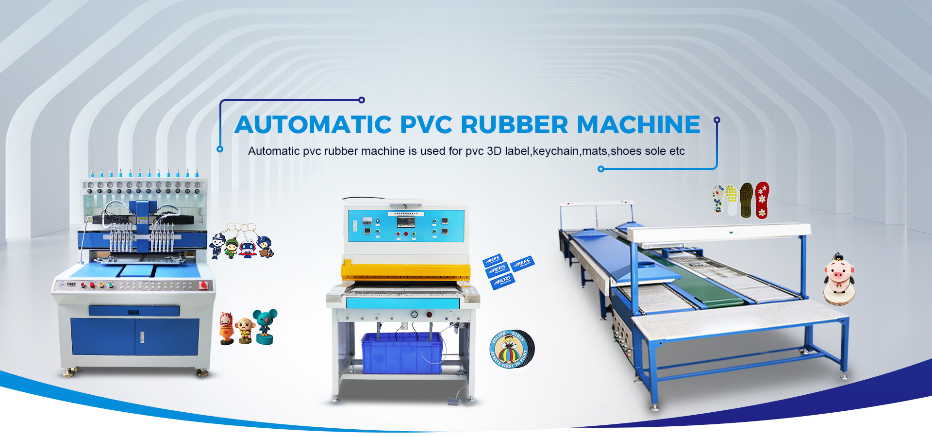 12 colors pvc rubber machine