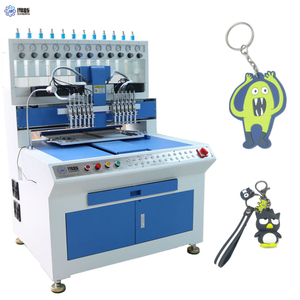 Soft rubber keychain making machine